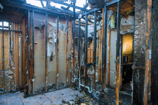 Professional Fire Damage Assessment technician working in Devon, PA